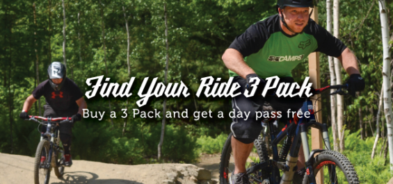 Find Your Ride 3 Pack Promotion